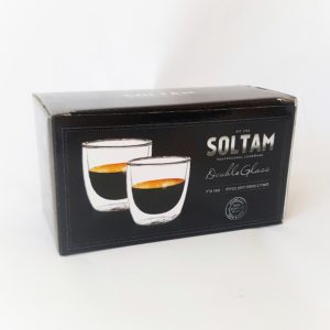 זוג כוסות Soltam דופן כפולה 100 מ”ל