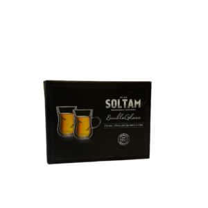 זוג כוסות Soltam עם ידית דופן כפולה 150 מ”ל