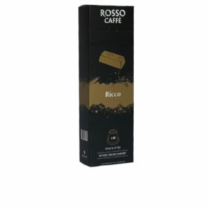 RICCO ROSSO CAFFE קפסולות תואמות נספרסו
