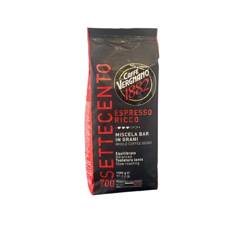 1 ק"ג פולי קפה Vergnano 1882 – Espresso Ricco
