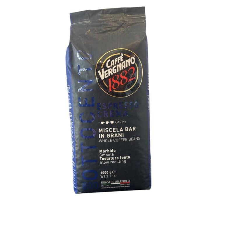 1 ק"ג פולי קפה Vergnano 1882 – Espresso Crema