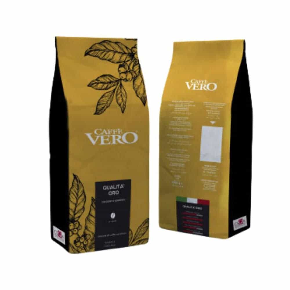 פולי קפה Caffe Vero Qualita Oro 1 ק”ג - תמונה 3 | אספרסימו