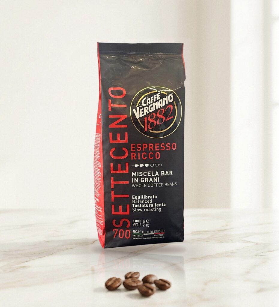 פולי קפה Vergnano 1882 – Espresso Ricco 1 ק"ג | אספרסימו