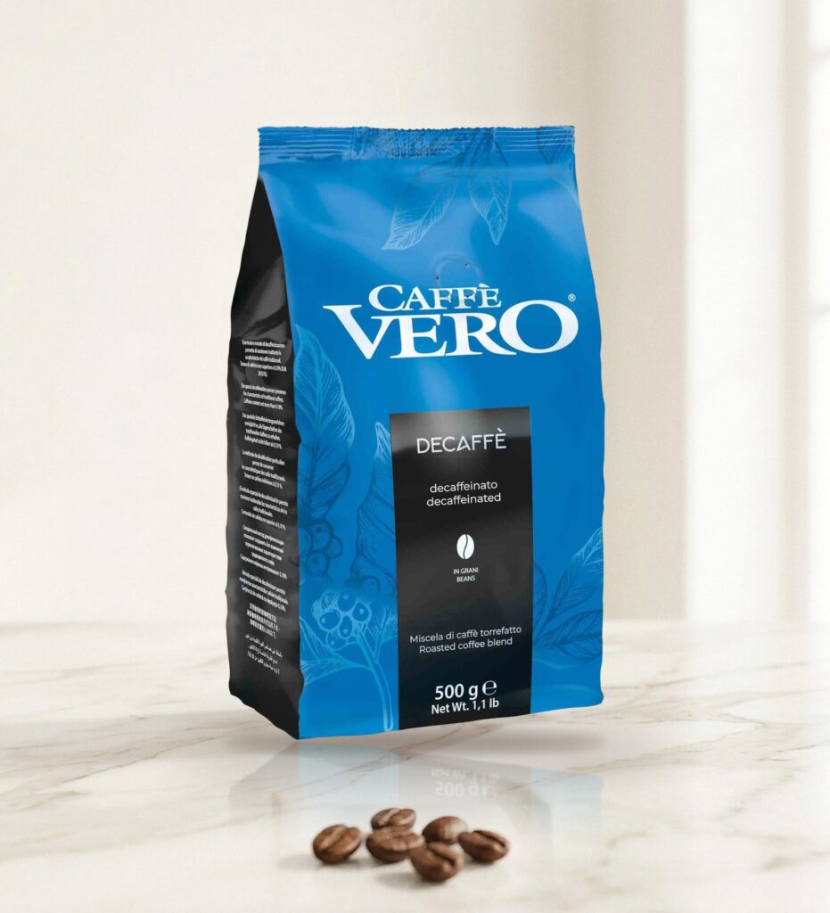 פולי קפה נטול קפאין 500 גרם Caffe Vero Decaff | אספרסימו