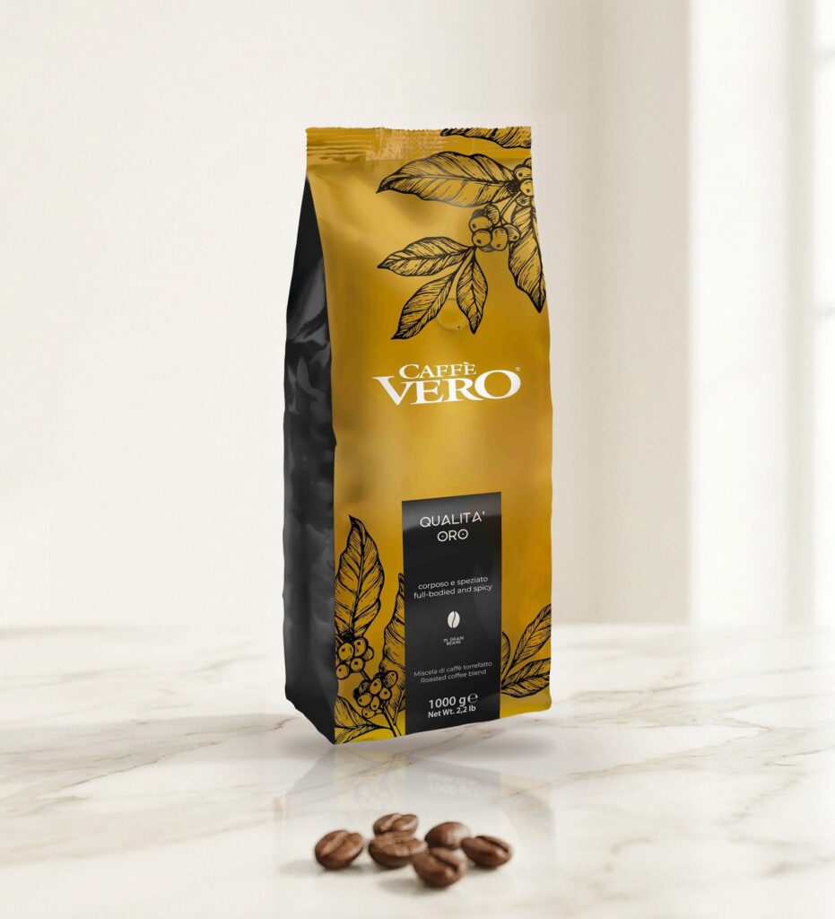 פולי קפה Caffe Vero Qualita Oro 1 ק"ג | אספרסימו
