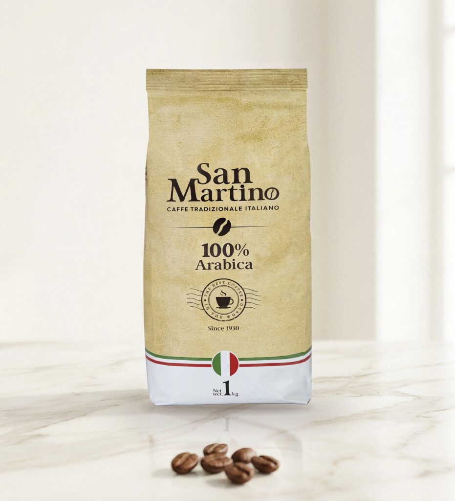 פולי קפה San Martino 100% ערביקה – 1 ק"ג | אספרסימו