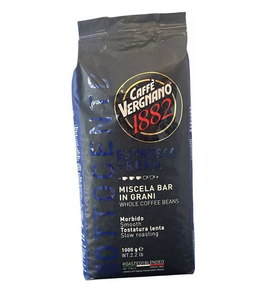 פולי קפה Vergnano 1882 – Espresso Crema 1 ק”ג | אספרסימו