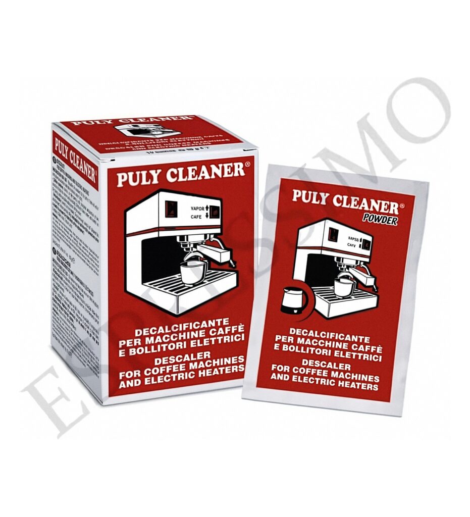 PULY CLEANER אבקה להסרת אבנית למכונת קפה | אספרסימו