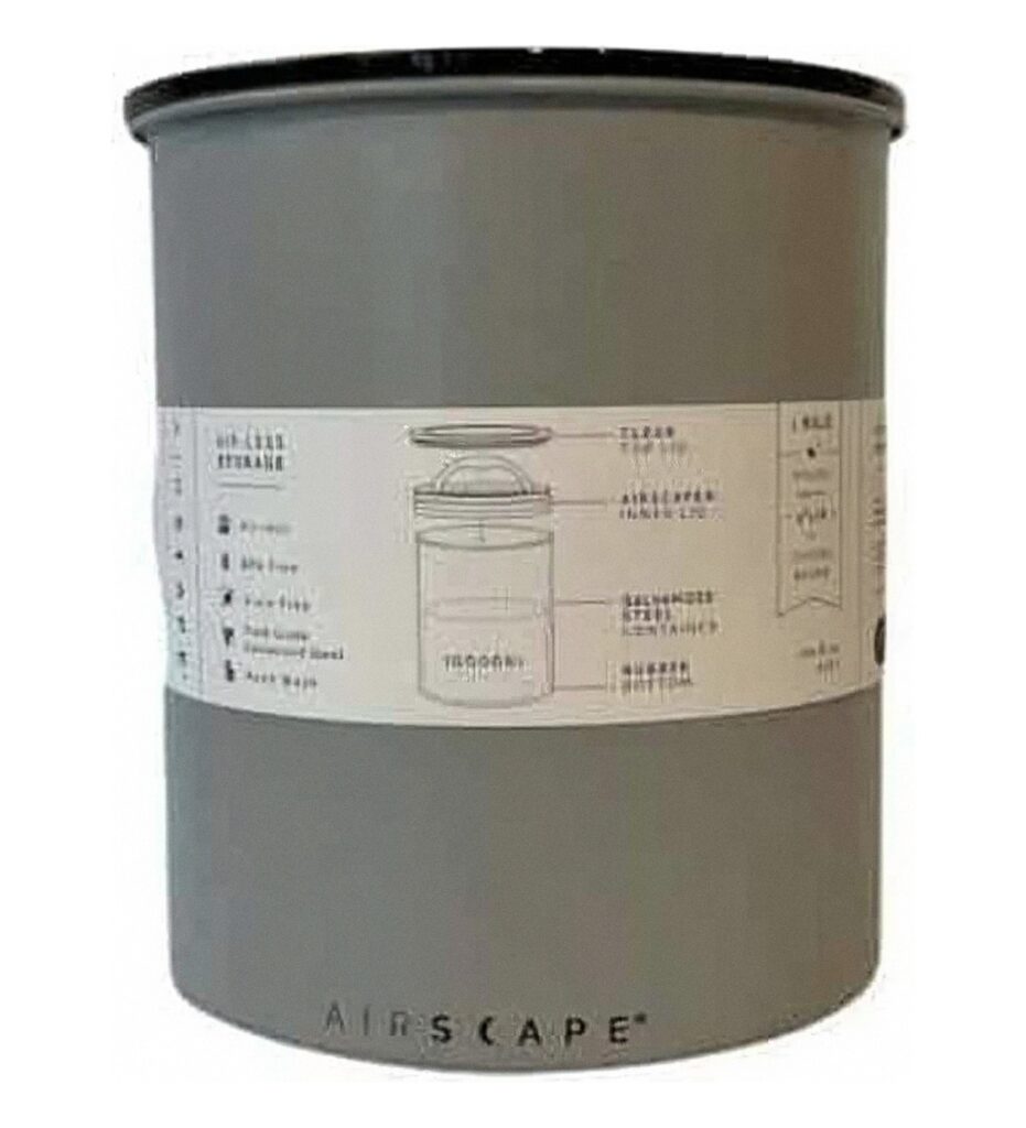 קופסת אחסון 1000g אפור- AirScape | אספרסימו