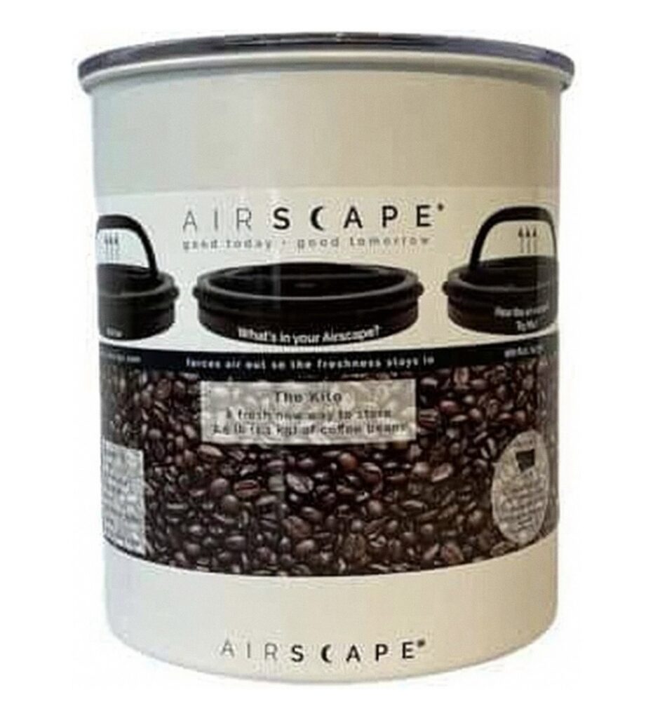 קופסת אחסון 1000g לבן- AirScape | אספרסימו