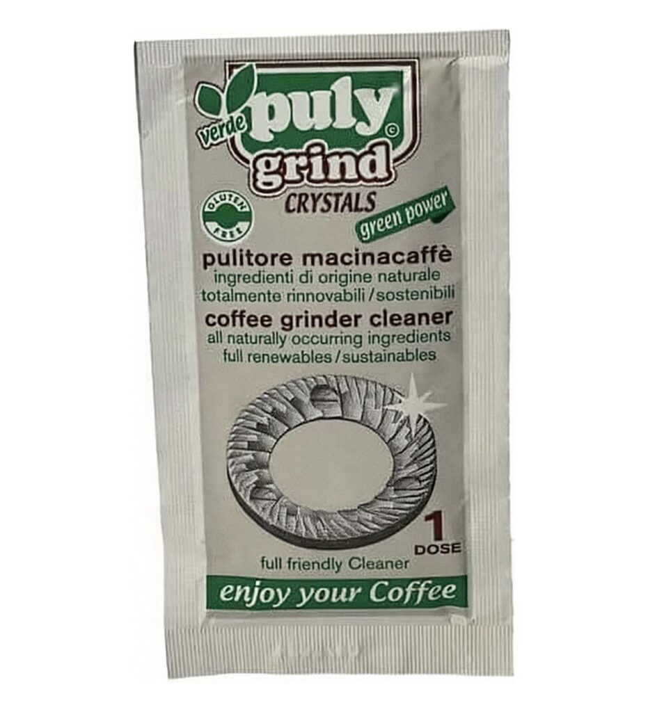פולי גרינד אבקה לניקוי מטחנות קפה Pulygrind Grinder Cleaner Green Power | אספרסימו