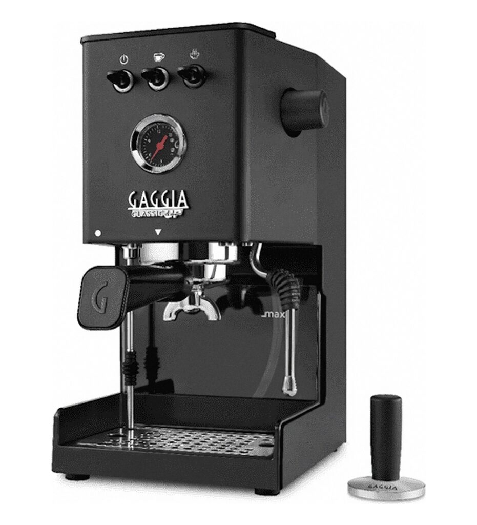 מכונת קפה ידנית GAGGIA CLASSIC UP בצבע שחור | אספרסימו