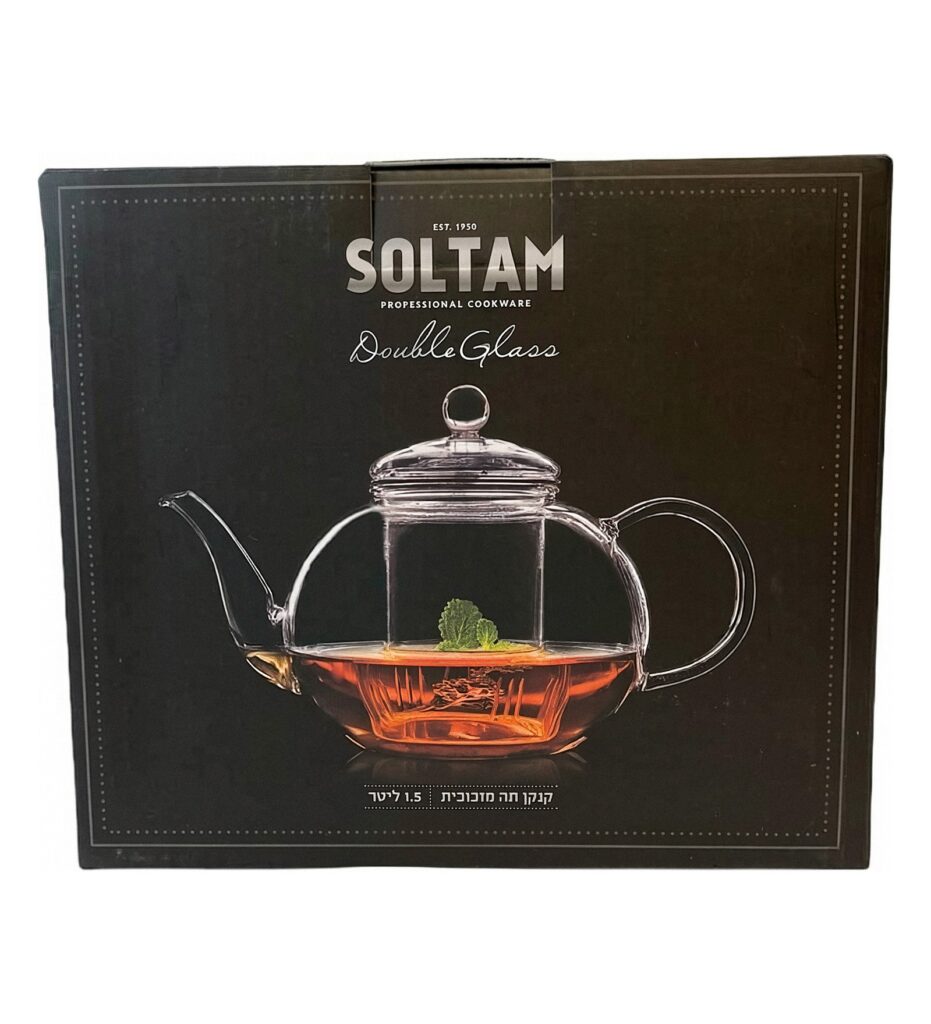 קנקן תה Soltam מזכוכית 1.8 ליטר | אספרסימו