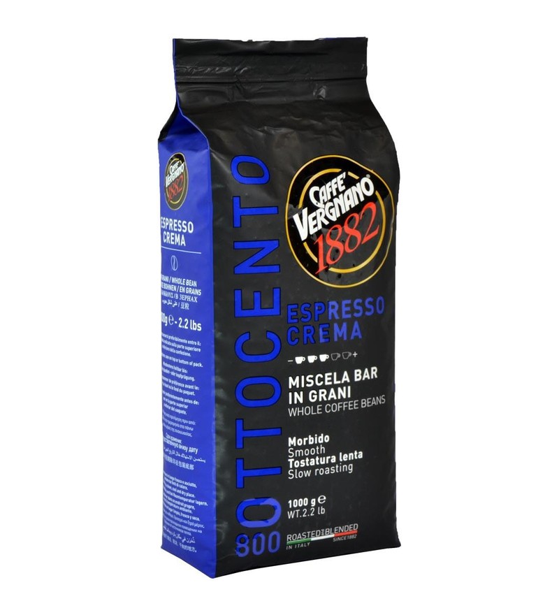 פולי קפה Vergnano 1882 – Espresso Crema 1 ק”ג - תמונה 4 | אספרסימו