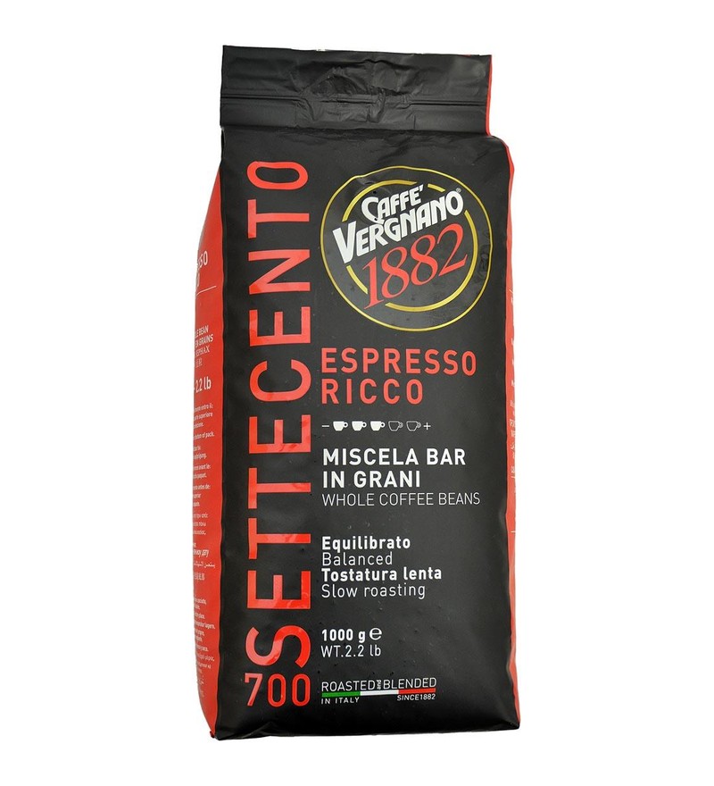 פולי קפה Vergnano 1882 – Espresso Ricco 1 ק”ג - תמונה 4 | אספרסימו