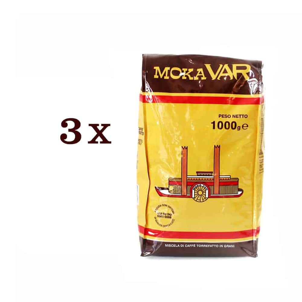 מארז 3 ק”ג פולי קפה מוקה בר ורניני Varanini Moka VAR - תמונה 2 | אספרסימו