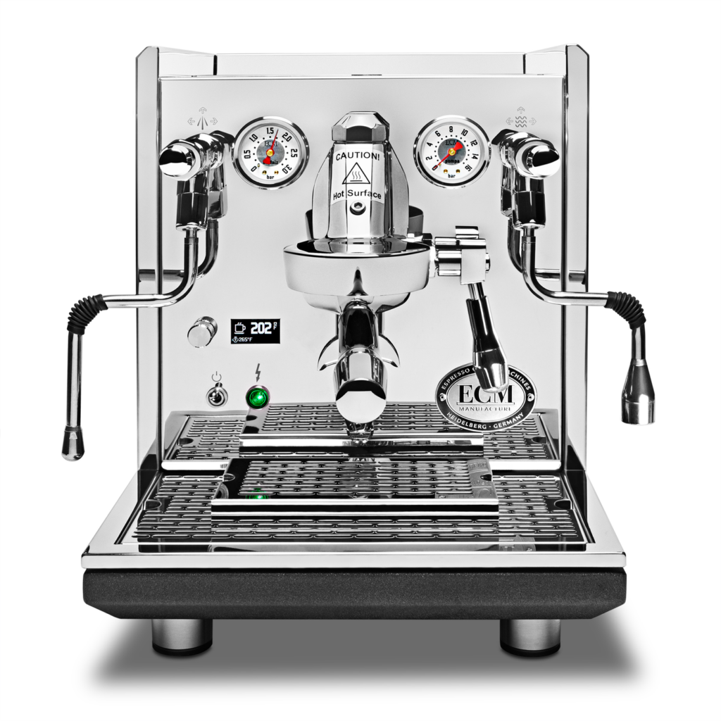 מכונת קפה ידנית צבע שחור מחוספס ECM Synchronika Heritage Dual Boiler - תמונה 5 | אספרסימו
