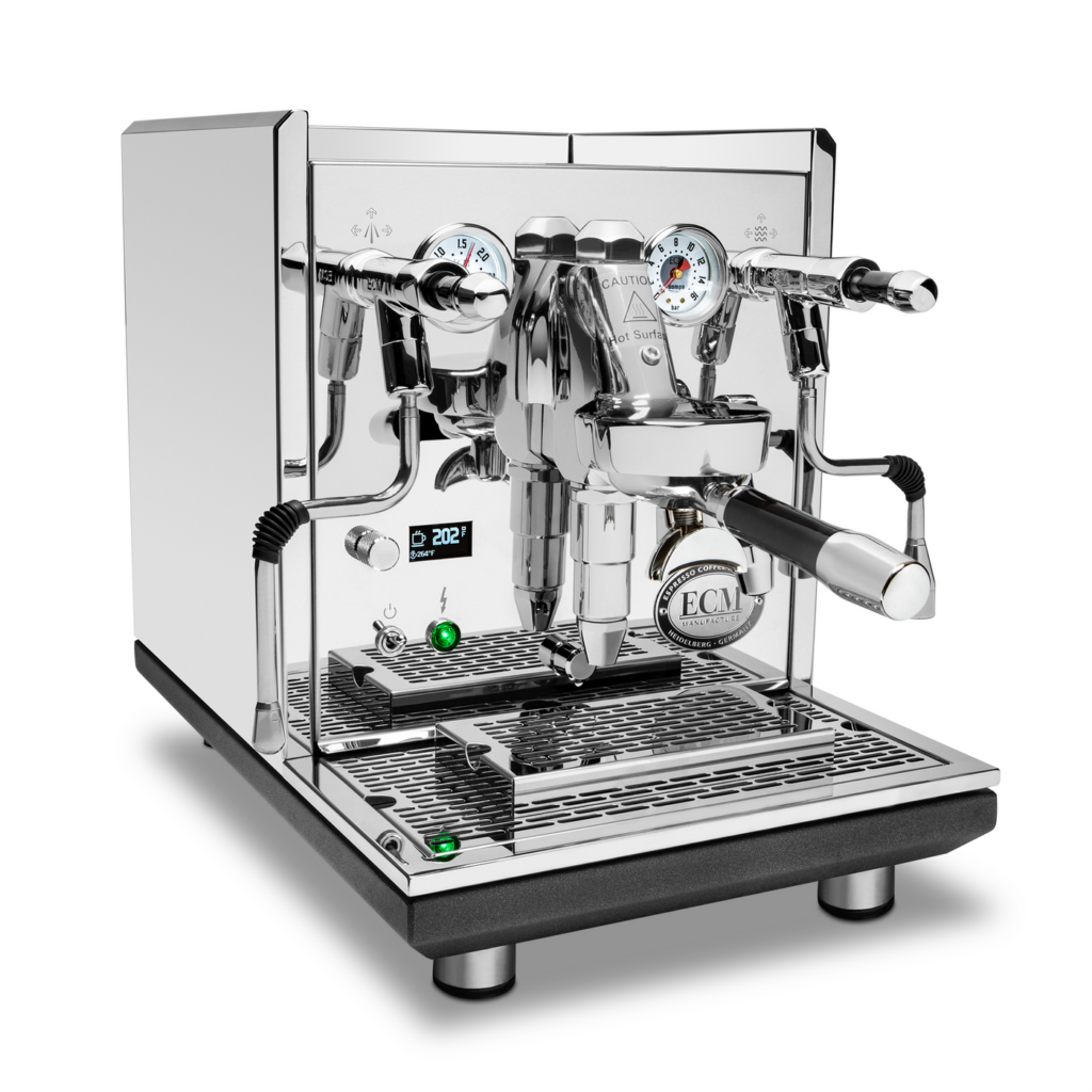 מכונת קפה ידנית צבע שחור מחוספס ECM Synchronika Heritage Dual Boiler - תמונה 6 | אספרסימו