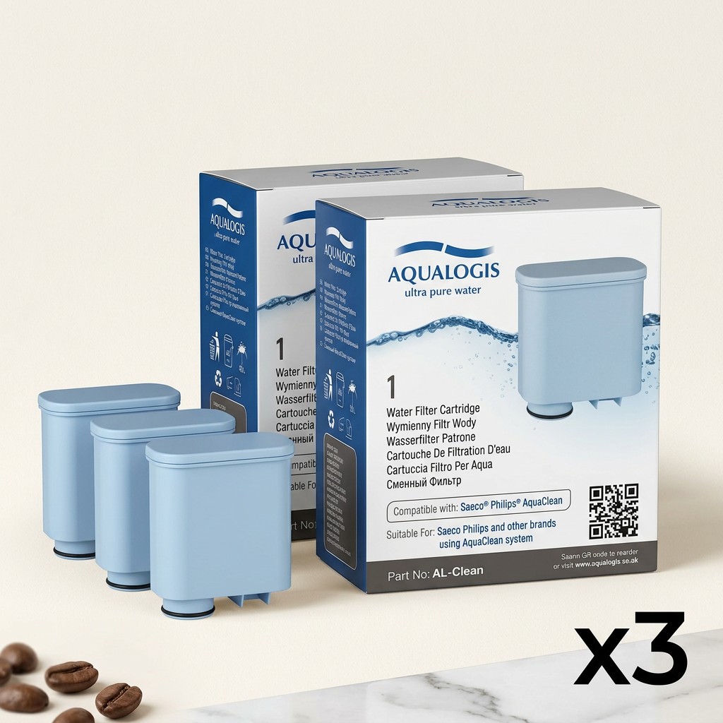 3 פילטרים AQUALOGIS AL-Clean תואמים Saeco/Philips AquaClean - תמונה 3 | אספרסימו