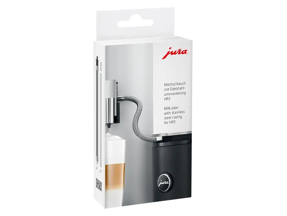 צינורית חלב עם ציפוי נירוסטה ל-JURA עם מערכת חלב HP2 | אספרסימו