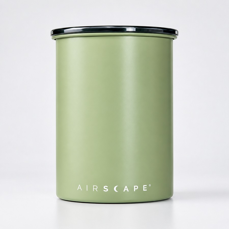 קופסת אחסון 500g ירוק – AirScape | אספרסימו